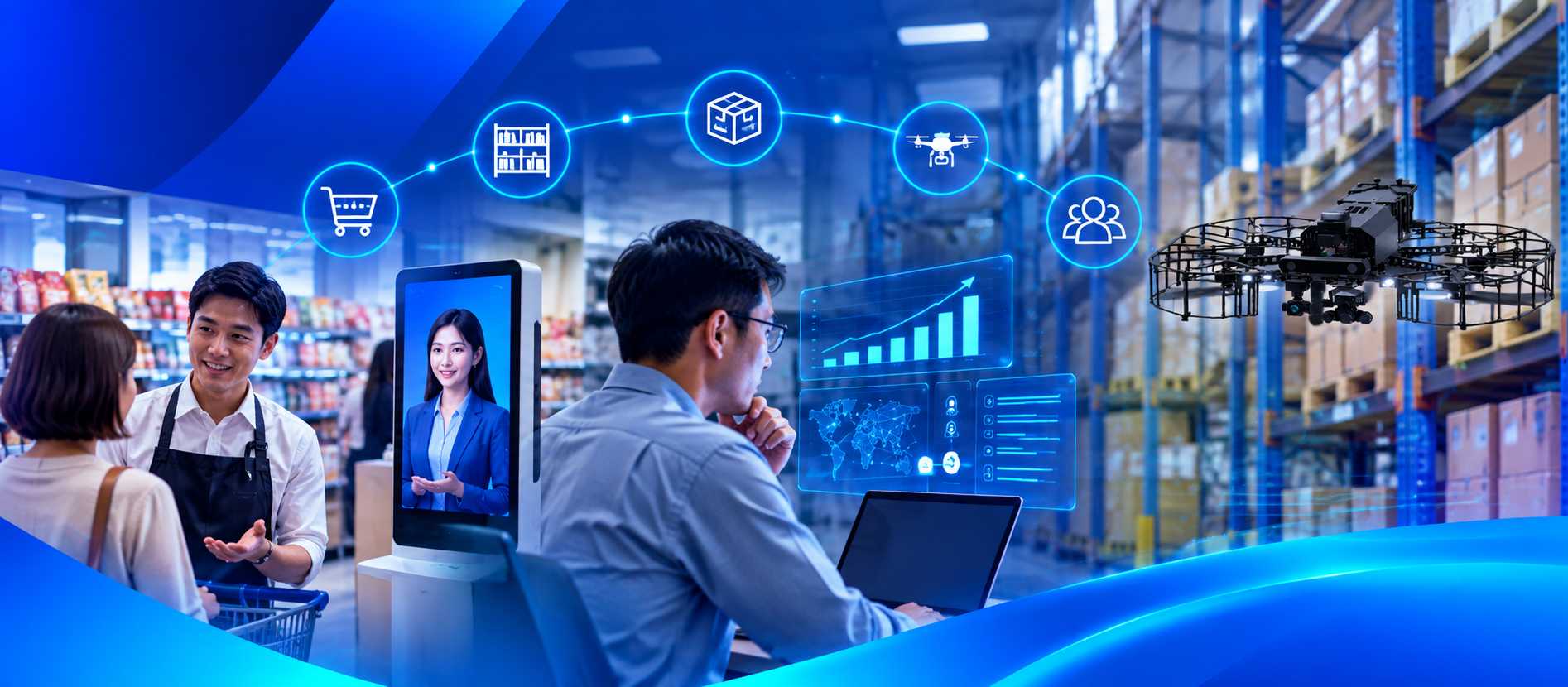 AI-enabled retail and warehouse operations