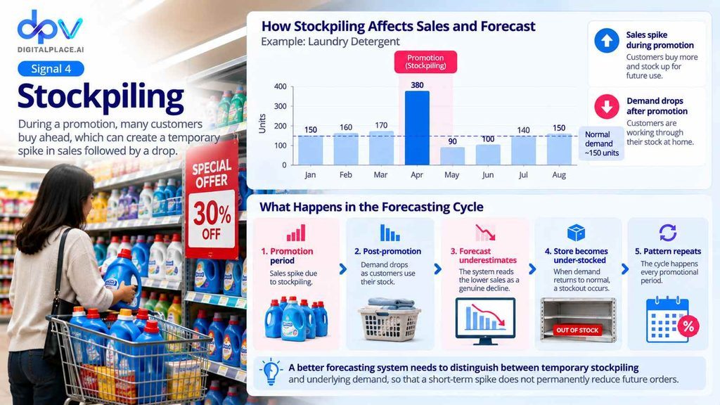 Stockpiling - Demand forecasting Signal