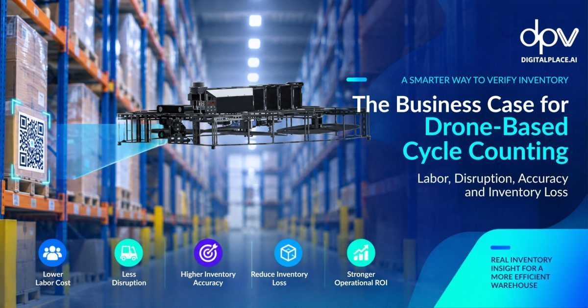 The Business Case for Drone-Based Cycle Counting: Labor, Disruption, Accuracy and Inventory Loss